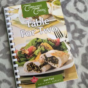 Company's Coming Table for Two recipe cookbook